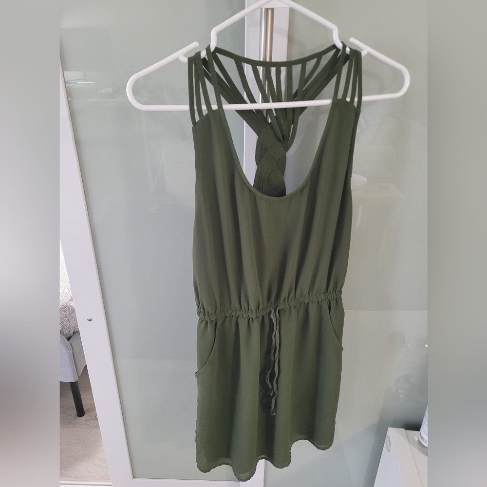 Naked Zebra Green Dress